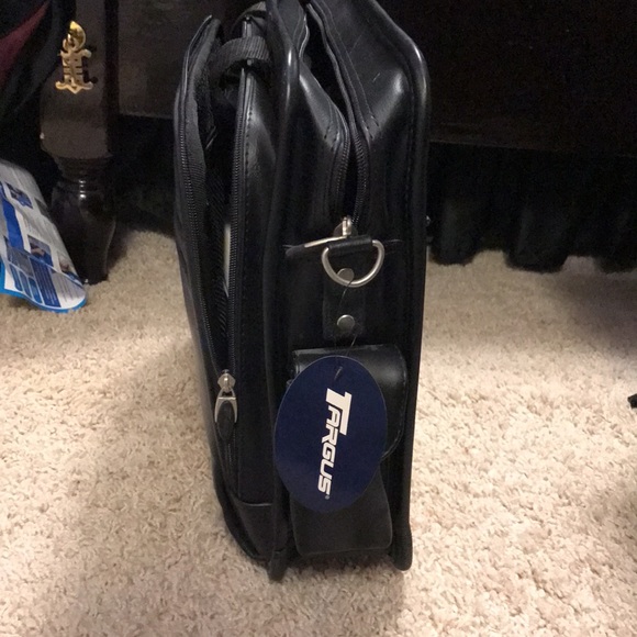 Targus black computer case brief case satchel - Picture 4 of 12